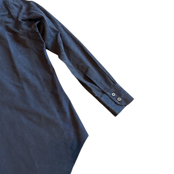 Robert Graham Navy Button-Down Shirt Long Sleeve Paisley Stripe Size Large NWOT - Picture 10 of 15